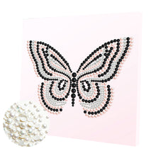 Load image into Gallery viewer, Butterfly-Partial Pearl Painting Kit with Frame-30x30cm
