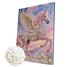 Load image into Gallery viewer, Unicorn-Partial Pearl Painting Kit with Frame-30x40cm

