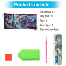 Load image into Gallery viewer, Dreamy Divine Dragon-Partial Special Diamond Painting-60x30cm-Large Size
