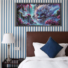 Load image into Gallery viewer, Dreamy Divine Dragon-Partial Special Diamond Painting-60x30cm-Large Size
