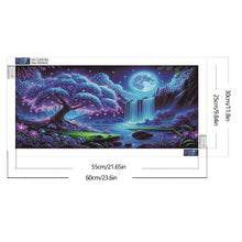 Load image into Gallery viewer, Dreamy Lake Scenery-Partial Special Diamond Painting-60x30cm-Large Size

