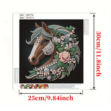 Load image into Gallery viewer, Horse-Partial Special Diamond Painting-30x30cm

