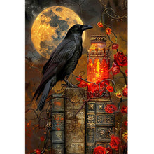 Load image into Gallery viewer, Crow-Full Square Diamond Painting-40x60cm-Large Size
