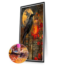 Load image into Gallery viewer, Crow-Full Square Diamond Painting-40x60cm-Large Size
