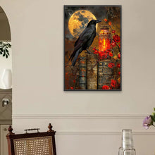 Load image into Gallery viewer, Crow-Full Square Diamond Painting-40x60cm-Large Size
