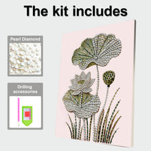 Load image into Gallery viewer, Lotus-Partial Pearl Painting Kit with Frame-30x40cm
