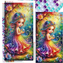 Load image into Gallery viewer, Girl-Full Round Diamond Painting-40x75cm-Large Size
