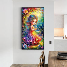 Load image into Gallery viewer, Girl-Full Round Diamond Painting-40x75cm-Large Size
