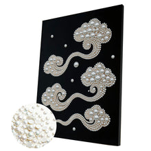 Load image into Gallery viewer, Blue Vase-Partial Pearl Painting Kit with Frame-30x40cm
