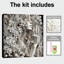 Load image into Gallery viewer, Lady-Partial Pearl Painting Kit with Frame-30x30cm
