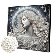 Load image into Gallery viewer, Lady-Partial Pearl Painting Kit with Frame-30x30cm
