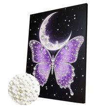 Load image into Gallery viewer, Snowflake-Partial Pearl Painting Kit with Frame-30x40cm
