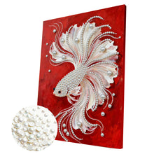 Load image into Gallery viewer, Snowflake-Partial Pearl Painting Kit with Frame-30x40cm
