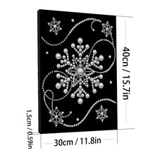 Load image into Gallery viewer, Snowflake-Partial Pearl Painting Kit with Frame-30x40cm
