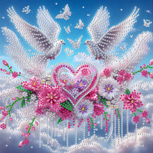 Load image into Gallery viewer, Owl-Partial Special Diamond Painting-30x30cm
