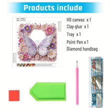 Load image into Gallery viewer, Butterfly-Partial Special Diamond Painting-30x30cm
