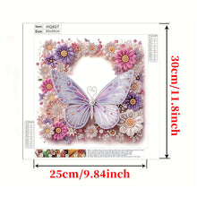 Load image into Gallery viewer, Butterfly-Partial Special Diamond Painting-30x30cm
