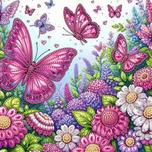 Load image into Gallery viewer, Butterfly-Partial Special Diamond Painting-30x30cm
