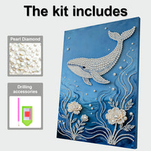 Load image into Gallery viewer, Whale-Partial Pearl Painting Kit with Frame-30x40cm
