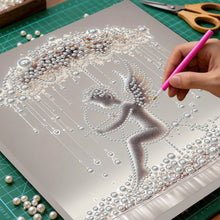 Load image into Gallery viewer, Umbrella Angel-Partial Pearl Painting Kit with Frame-30x30cm
