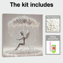 Load image into Gallery viewer, Umbrella Angel-Partial Pearl Painting Kit with Frame-30x30cm
