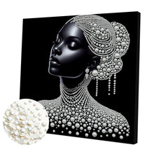 Load image into Gallery viewer, Umbrella Angel-Partial Pearl Painting Kit with Frame-30x30cm
