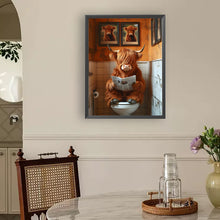 Load image into Gallery viewer, Cow-Full Round Diamond Painting-30x40cm
