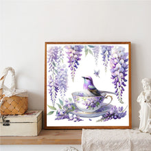 Load image into Gallery viewer, Flower And Bird Mug-Full Round Diamond Painting-40x40cm
