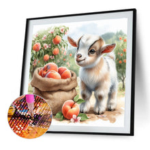Load image into Gallery viewer, Sheep And Peaches-Full Round Diamond Painting-40x40cm
