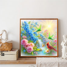 Load image into Gallery viewer, Flower-Full Round Diamond Painting-40x40cm
