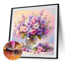 Load image into Gallery viewer, Flowe-Full Round Diamond Painting-40x40cm
