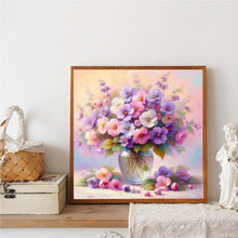 Load image into Gallery viewer, Flowe-Full Round Diamond Painting-40x40cm
