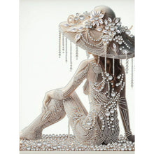 Load image into Gallery viewer, Woman-Partial Pearl Painting Kit with Frame-30x40cm

