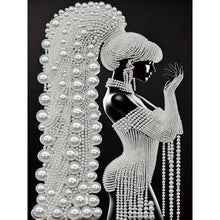 Load image into Gallery viewer, Woman-Partial Pearl Painting Kit with Frame-30x40cm
