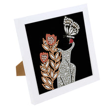 Load image into Gallery viewer, Beauty-Partial Special Diamond Painting with Frame-17x17cm
