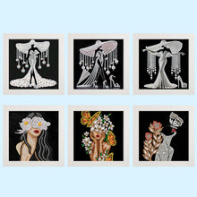Load image into Gallery viewer, Beauty-Partial Special Diamond Painting with Frame-17x17cm
