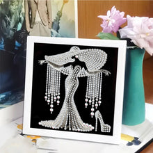 Load image into Gallery viewer, Beauty-Partial Special Diamond Painting with Frame-17x17cm
