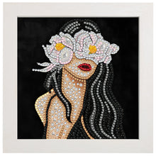 Load image into Gallery viewer, Beauty-Partial Special Diamond Painting with Frame-17x17cm
