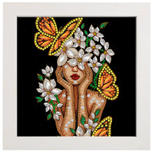 Load image into Gallery viewer, Beauty-Partial Special Diamond Painting with Frame-17x17cm
