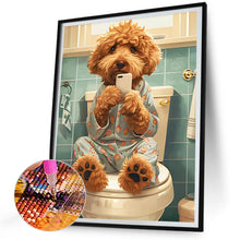 Load image into Gallery viewer, Dog-Full Round Diamond Painting-30x40cm
