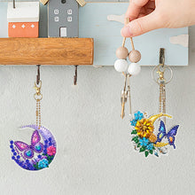 Load image into Gallery viewer, 6Pcs/Set Motorcycle-Double Side Drill-Diamond Keychain
