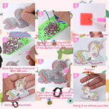 Load image into Gallery viewer, 6Pcs/Set Motorcycle-Double Side Drill-Diamond Keychain
