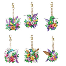 Load image into Gallery viewer, 6Pcs/Set Motorcycle-Double Side Drill-Diamond Keychain
