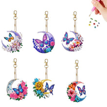 Load image into Gallery viewer, 6Pcs/Set Motorcycle-Double Side Drill-Diamond Keychain
