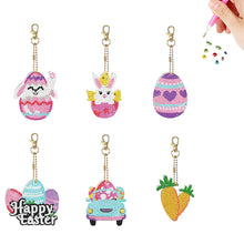 Load image into Gallery viewer, 6Pcs/Set Motorcycle-Double Side Drill-Diamond Keychain
