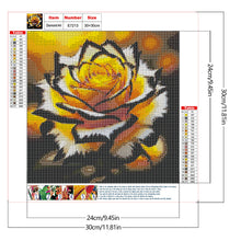 Load image into Gallery viewer, Flower-Full Round Diamond Painting-30x30cm
