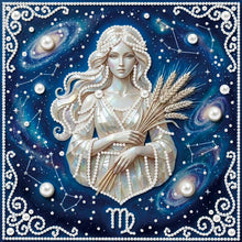 Load image into Gallery viewer, Pisces-Partial Pearl Painting Kit with Frame-25x25cm
