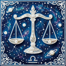 Load image into Gallery viewer, Pisces-Partial Pearl Painting Kit with Frame-25x25cm
