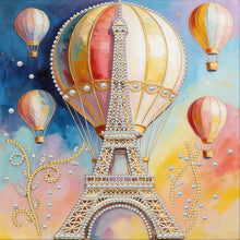 Load image into Gallery viewer, Flower Sparrow-Partial Pearl Painting Kit with Frame-30x30cm
