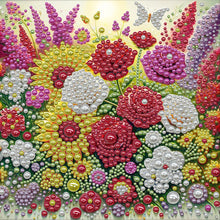 Load image into Gallery viewer, Flower Sparrow-Partial Pearl Painting Kit with Frame-30x30cm
